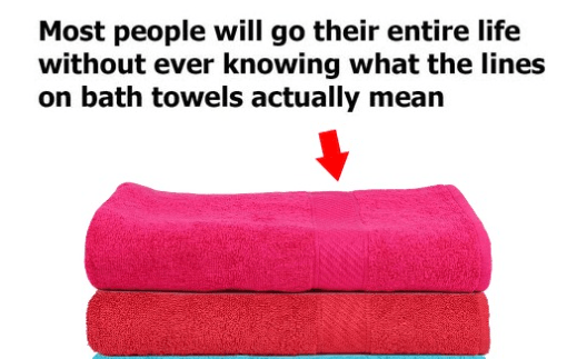 Towel Lines Have A Secret Meaning
