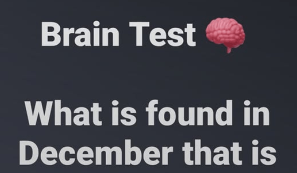 What is found in December?