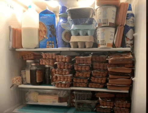 Man Takes Photo Of A Woman’s Fridge