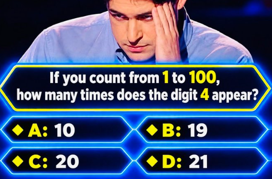If you count from 1 to 100